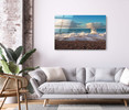 10653 Waves on Shore, Acrylic Glass Art