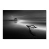 10656 B&W Beach Shore, Acrylic Glass Art