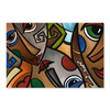17099 Abstract Faces, Acrylic Glass Art