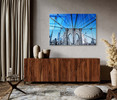 20487 Inside Brooklyn Bridge, Acrylic Glass Art