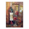 34075 Bordeaux Red Wine, Acrylic Glass Art