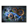 34110 Blue Berries, Acrylic Glass Art