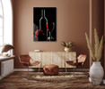 34139 Grape and Wine, Acrylic Glass Art