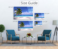 10752 Blue Beach Sky, Acrylic Glass Art