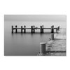 10814 B&W Pier, Acrylic Glass Art