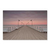 10836 Pink Pier Sunset, Acrylic Glass Art