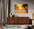11179 Orange Sunset, Acrylic Glass Art