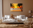 11179 Orange Sunset, Acrylic Glass Art