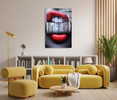 36071 Money Lips, Acrylic Glass Art