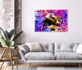 36150 Bitcoin Bull, Acrylic Glass Art