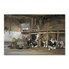 13301 Cows in a Stable, Acrylic Glass Art