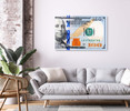 36300 $100 Dollar Bill, Acrylic Glass Art