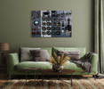 44177 Airplane Controls, Acrylic Glass Art