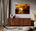 11660 Deep Orange Sunset,  Acrylic Glass Art