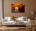 11660 Deep Orange Sunset,  Acrylic Glass Art