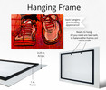 33965 Red Shoes, Acrylic Glass Art