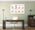 98091 How to Wash Your Hands, Acrylic Glass Art