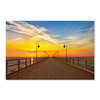11003 Pier Sunset, Acrylic Glass Art