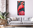 70038 02 Pink Flamingo III, Acrylic Glass Art
