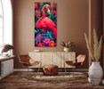 70039 02 Pink Flamingo IV, Acrylic Glass Art