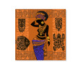14138 04 African Tribal Woman III, Acrylic Glass Art
