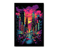 69052 Sunset City, Acrylic Glass Art