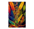 15011 Rainbow Leaves, Acrylic Glass Art