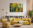 15012 Palm Leaves,  Acrylic Glass Art