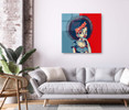 14222 04 Polka Dot Girl, Acrylic Glass Art