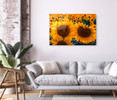 15013 Sunflower Field,  Acrylic Glass Art