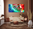55056 02 Rainbow Woman, Acrylic Glass Art