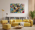 71045 Doodle Style V, Acrylic Glass Art