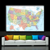 48703 USA MAP, Acrylic Glass Art