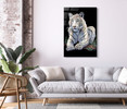 35054 White Tiger, Acrylic Glass Art