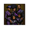 14118-04 Black Family Portrait, Acrylic Glass Art