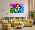 17130 Lightning Bolt, Acrylic Glass Art