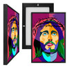 MINI17072 Jesus Christ, Framed UV Poster Board