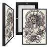 MINI65619 Skeleton Woman, Framed UV Poster Board