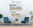 70075-02 Sandpipers on the Beach, Acrylic Glass Art