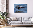 70009 Bald Eagle Fishing, Acrylic Glass Art