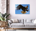 70025 Bald Eagle Landing, Acrylic Glass Art