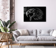 70289 Black Eagle, Acrylic Glass Art