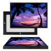 MINI10413 Purple Hammock Sunset, Framed UV Poster Board