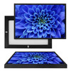 MINI15004 Blue Chrysanthemum, Framed UV Poster Board