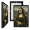 MINI13000 Mona Lisa, Framed UV Poster Board