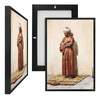 MINI13100 Standing Egyptian With Prayer Beads, Framed UV Poster Board