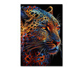 73102 Fantasy Leopard, Acrylic Glass Art