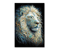 73103 White Lion, Acrylic Glass Art