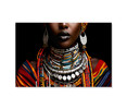 73053 African Beads, Acrylic Glass Art