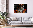 73053 African Beads, Acrylic Glass Art